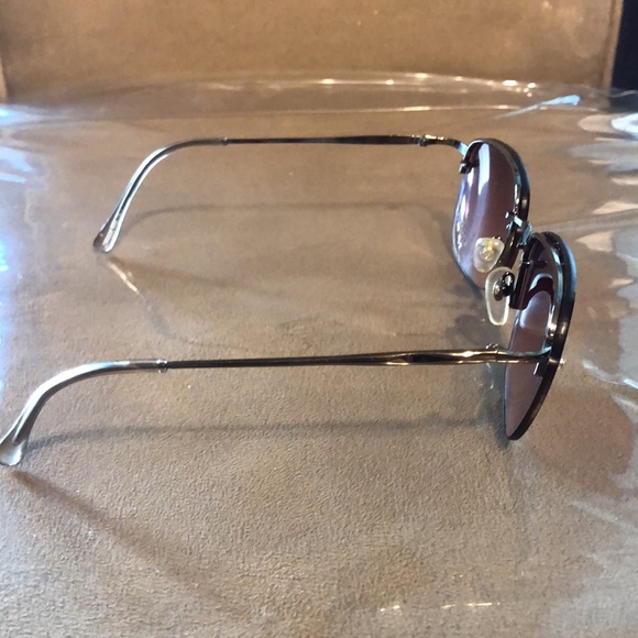 Rhinestone Cross Metal Frame Sunglasses - Picture 3 of 8